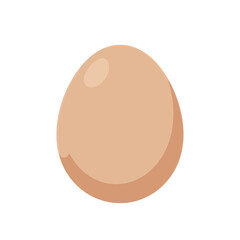 Simple 3D egg icon with minimalistic design.