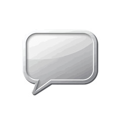 Naklejka premium 3D Chat Bubble Icon for Messaging.