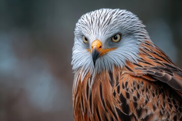 Naklejka premium Portrait of a red kite in Lower Austria Europe