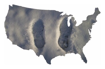USA sous la neige