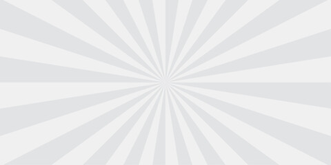 Abstract white and gray retro with sunburst pattern design. Vintage sunrays illustration swirl grunge spiral line. sun beam vector banner design and comic burst gradient concept pattern. © MOHART PARK