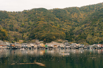 Fototapeta premium Japanese Traditional Port Town in shikoku, japan - 1 may 2025