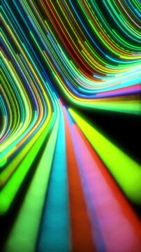 Upward-flowing lines, abstract background video footage, 4K.