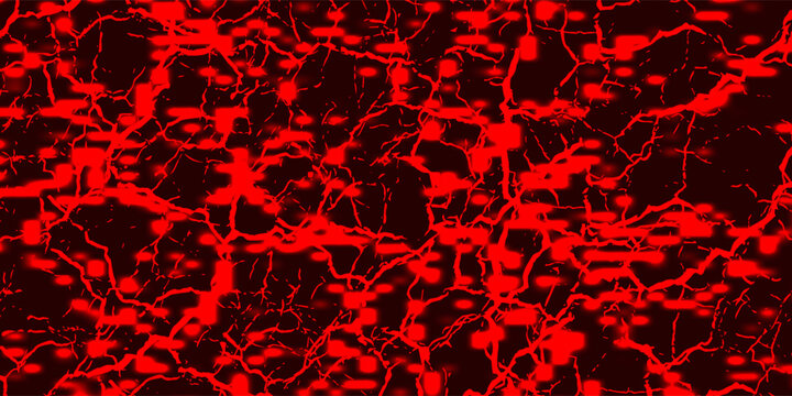 striking red and black cracked texture background, resembling molten lava or fractured earth. The glowing cracks create a dramatic and intense visual effect.eps10