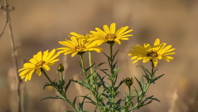 Lance-shaped Coreopsis blooms