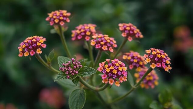 Lantana camara, known as common lantana, is a tropical flowering plant from the verbena family
