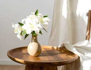 A photograph of a minimalist Scandinavian-style room with a 36W light source