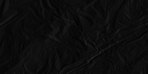 Paper texture background, Old paper background ripple soft black pattern wave crumple. Crushed and creased soft paper. Abstract wrinkle effect grunge and rough backdrop vintage page.