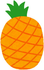 파인애플 일러스트