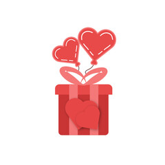 gift box with heart