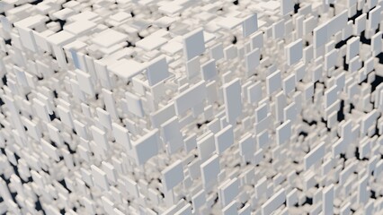 Abstract 3d illustration with layers of planes © JoseVicenteCarratala