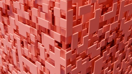 Abstract 3d illustration with layers of planes © JoseVicenteCarratala