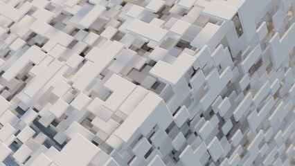 Abstract 3d illustration with layers of planes © JoseVicenteCarratala