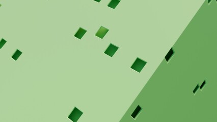 Abstract 3d illustration with layers of planes