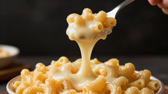Rich Cheesy Pasta, Smooth Cheesecovered Noodle Casserole, Silky Surface With Tender Pasta Beneath Beneath Layers Of Cheese, Creamy Sauce Envelops Tender Noodles In Gooey Cheesy Crust