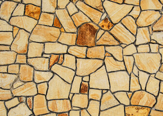 Rubble wall texture as background
