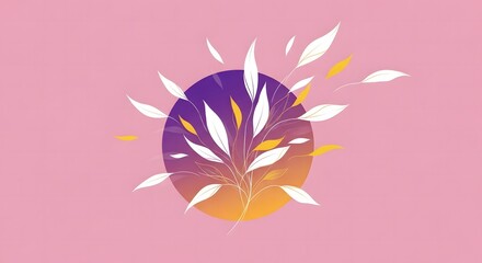 International women's day celebration with floral elements