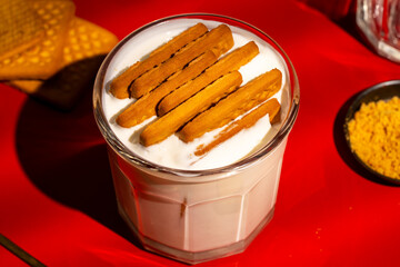 Viral Two Ingredient Dessert, Japanese Style Cheesecake Made with Yogurt and Biscuits, Simple No...