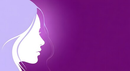 International women's day celebration with empowered female portrait