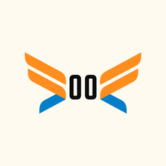 Fototapeta premium OO Initials Logo Business Template Vector icon