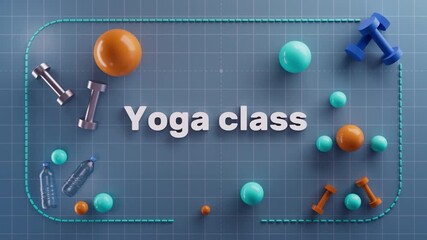 Professional Yoga Class for All Levels. Group Training Concept for Flexibility, Balance and Mind-Body Connection in Modern Studio.