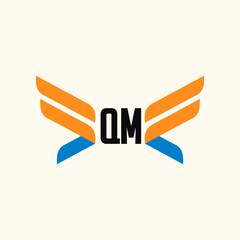 Fototapeta premium QM Initials Logo Business Template Vector icon