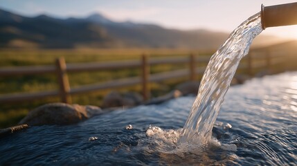 Global environmental initiatives highlight waste water treatment as a critical component of sustainable development, clean water access, and ecosystem preservation. cinematic color correction,