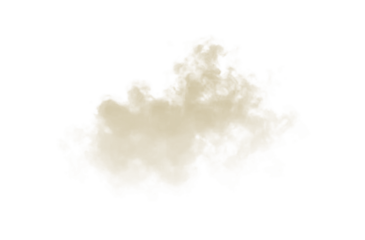 Cutout clean white cloud transparent backgrounds special effect 3d illustration