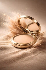 3d beauty luxury cosmetic product display