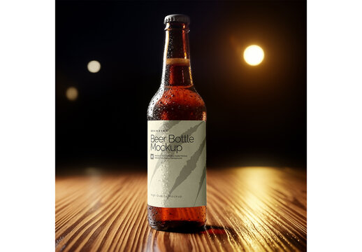 Beer Bottle Mockup