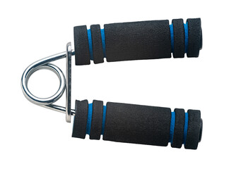 Hand expander close-up on a white isolated background