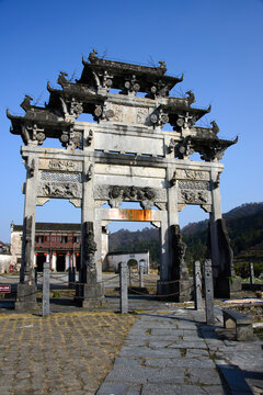 The UNESCO World Heritage ancient village of Xidi, Anhui, China
