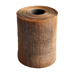 Roll of cardboard isolated on transparent background