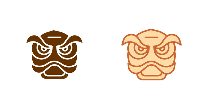 Nian Monster Icon Design