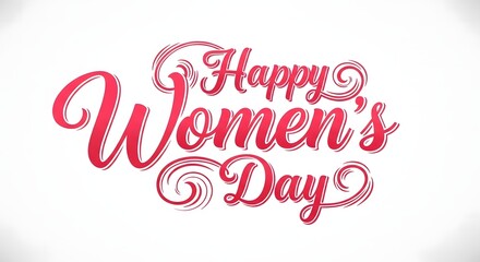 Happy women's day celebration greeting card