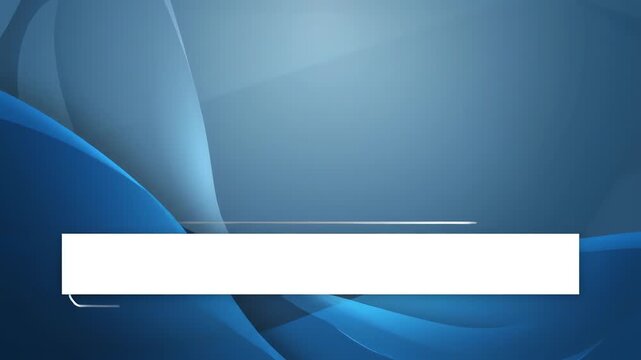 A close-up of a white rectangle on a blue gradient background with smooth curves and a shallow depth of field.