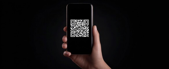 Smartphone quickly scans QR codes to uncover hidden info effortlessly.