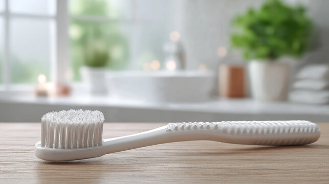 close up of tooth brush 