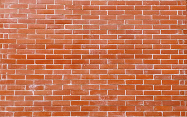 Red brick wall texture background, brick wall texture for interior or exterior design backdrop.