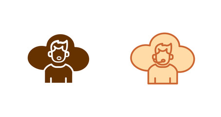 Fototapeta premium Customer Support Icon Design