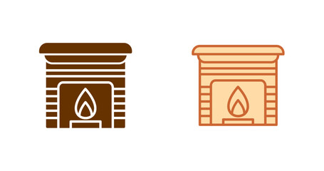 Fireplace Icon Design