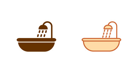 Bathtub Icon Design
