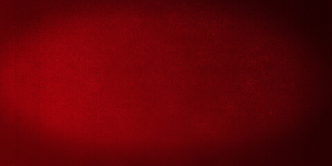 Dark gradient red abstract background. Rough, grunge textured backdrop with paint stains, splashes, scuffs. Blank art mockup for design, presentations, or websites. Wallpaper for Valentine's Day 