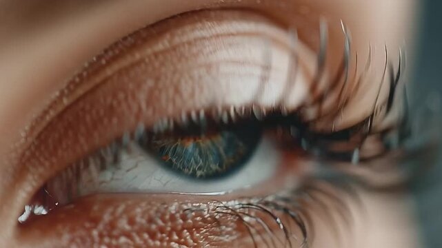 Gaze Deep: An intimate close-up captures the allure and mystery of the human eye, with a captivating gaze that speaks volumes, evoking introspection, curiosity, and emotion.