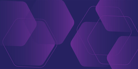 Fototapeta premium purpel geometric abstract background with overlap layer. Modern rounded square shapes creative design. Futuristic concept. Suit for cover, banner, brochure, business, header, website, presentation