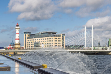 Nyhavn area of Malmo in Sweden