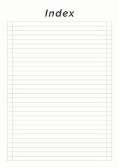 Black and White Index