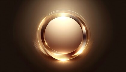 Golden circular light