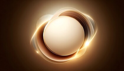 Illuminated orb with radiant rings