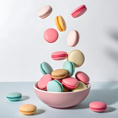 Fototapeta premium Surreal Floating Objects in Playful Gravity Concept 